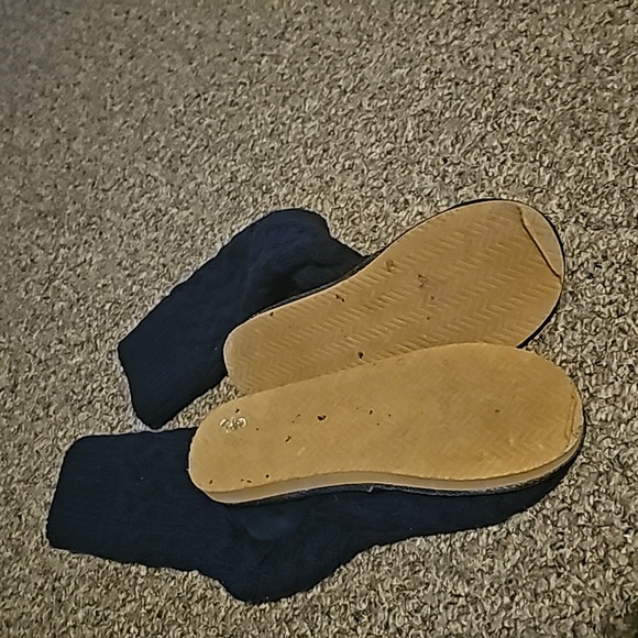 Navy blue Sweater boots - Picture 3 of 3